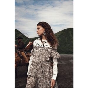 Free People Bonita Printed Midi Dress